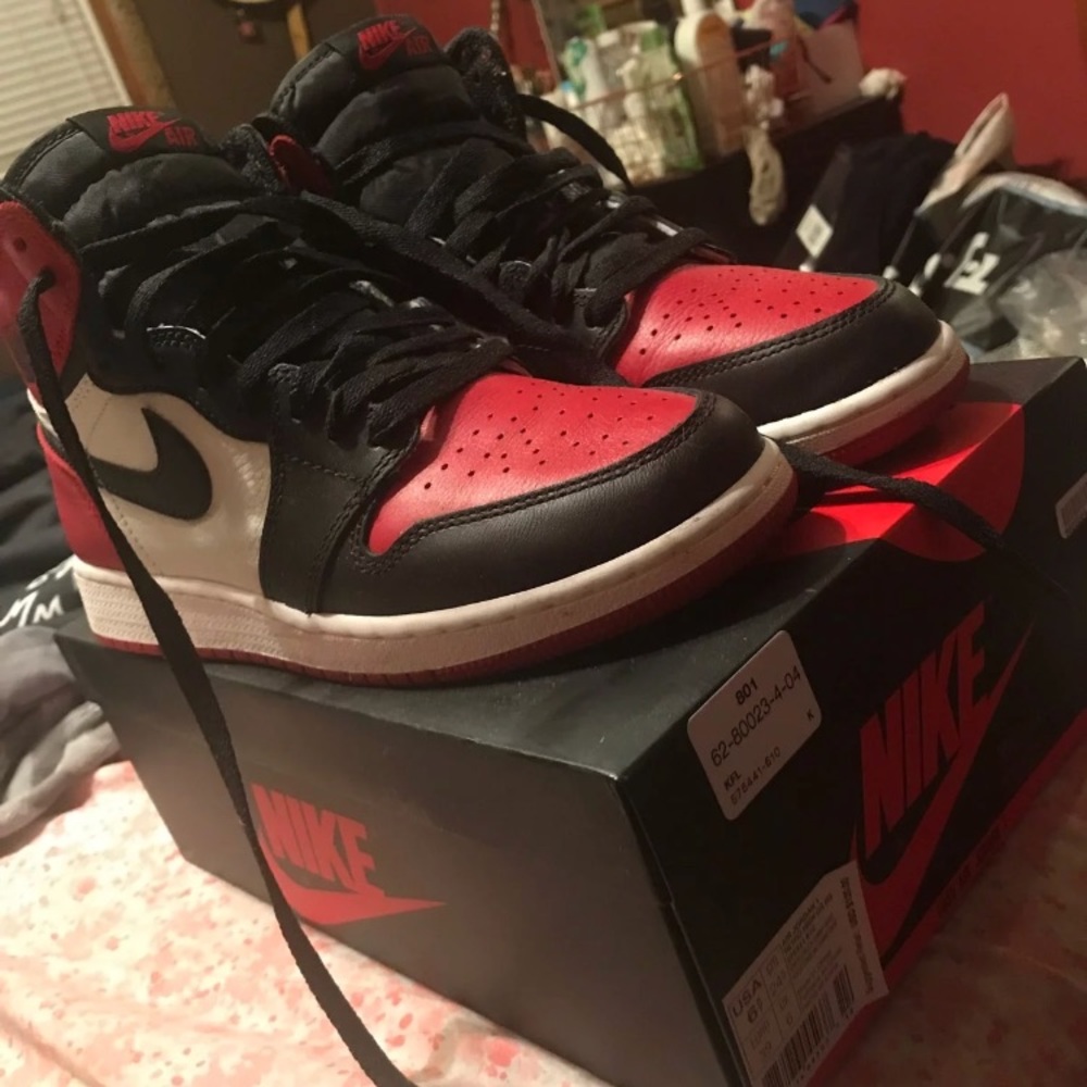 Air Jordan Bred Toe
